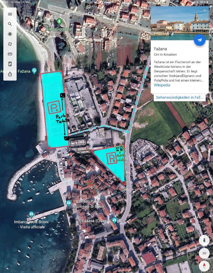 Istrian Stone House In The Heart Of The Beautiful Fishing Village Fazana - Only Few Steps From The Sea And The Wonderful Beach - Incl Plasma-Quad-Plus-Filter Against C O V I D Buitenkant foto